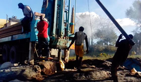 Our men at work on a project in Kitui