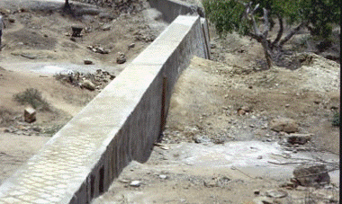 Mature dam construction in Kenya